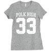 polk high Ladies Fitted T-Shirt