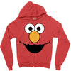 Cookie Monster Elmo Zipper Hoodie