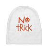 no trick pumpkin halloween Baby Beanies