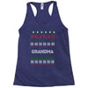 ugly christmas grandma Racerback Tank