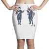 fist bump for liberty Pencil Skirts