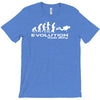 evolution of scuba divingfunny swim retro sea cool boat party T-Shirt