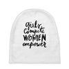 girls compete, women empower Baby Beanies