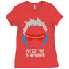 i've got you in my sights Ladies Fitted T-Shirt