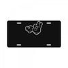 rude hands, ideal gift or birthday present. License Plate