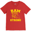 ram strong V-Neck Tee