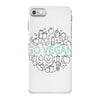 go vegan 3 iPhone 7 Case
