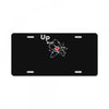up and atom funny science best product License Plate