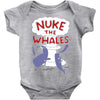 nuke the whales funny Baby Onesie