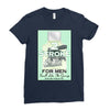 2 stroke aftershave, ideal birthday gift present. Ladies Fitted T-Shirt