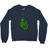 liver cancer boxing glover Crewneck Sweatshirt