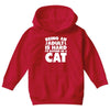 Being an adult is hard I'd rather be a cat Youth Hoodie