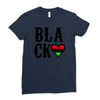 black love Ladies Fitted T-Shirt