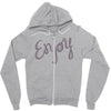 cute enjoy Zipper Hoodie