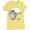 totoro super hero Ladies Fitted T-Shirt