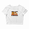 life's a game basketball Crop Top