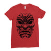 samurai warrior Ladies Fitted T-Shirt