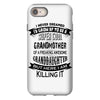 Super Cool Grandmother Of A Freaking Awesome Granddaughter iPhone 8