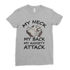 anxiety attack Ladies Fitted T-Shirt