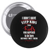step kids white letter Pin-back button