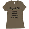 August Girl Ladies Fitted T-Shirt