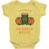 i'd rather be drinking pumpkin spice Baby Bodysuit