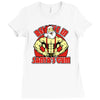 santa's gym Ladies Fitted T-Shirt