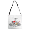custom motorcycle Adjustable Strap Totes
