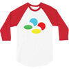 snes super famicom colours 3/4 Sleeve Shirt