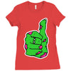 zombie okay Ladies Fitted T-Shirt