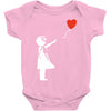 banksy style Baby Bodysuit
