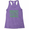 merry christmas ya filthy animal Racerback Tank