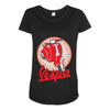 retro vespa red ideal birthday present or gift Maternity Scoop Neck T-shirt