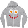 bacon and eggs Zipper Hoodie