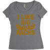 i like big racks Women's Triblend Scoop T-shirt