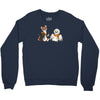 the owl and the weasel Crewneck Sweatshirt