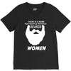 people without beard V-Neck Tee