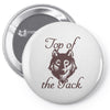 top of the pack Pin-back button