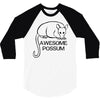 awesome possum 3/4 Sleeve Shirt