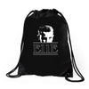 eleven stranger tv show mike lucas dustin will demogorgon dart Drawstring Bags