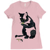 radioactive cat Ladies Fitted T-Shirt