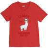 boxing llama V-Neck Tee