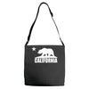 california bear Adjustable Strap Totes