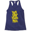 fuck what people think Racerback Tank