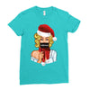 pop art christmas Ladies Fitted T-Shirt