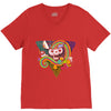 candy skull V-Neck Tee