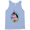 unicorn nerd graphic Tank Top