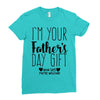 I'm Your Father's Day Gift Mom Says You're Welcome Ladies Fitted T-Shirt