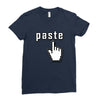 Copy Paste Matching Ladies Fitted T-Shirt