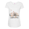 night in the forest Maternity Scoop Neck T-shirt